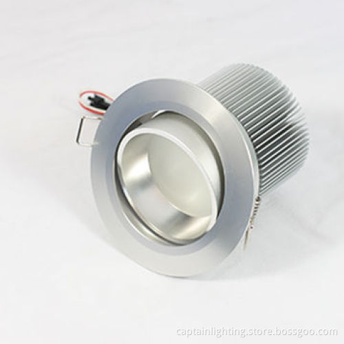 COB LED Downlight with RoHS, CE, SAA and TUV Marks, Made of Aluminum